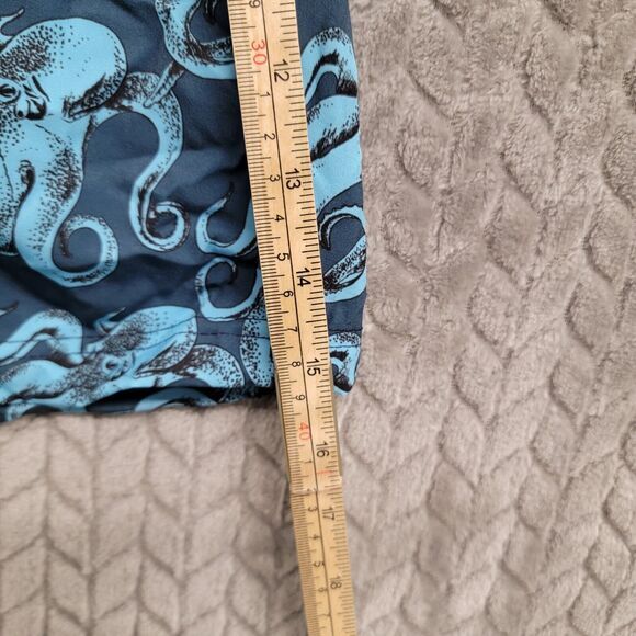 TWO LEFT FEET Swim Trunks Octupi Print‎ Back Pocket Men’s Sz 2XL Blue 34-38 - Picture 7 of 11